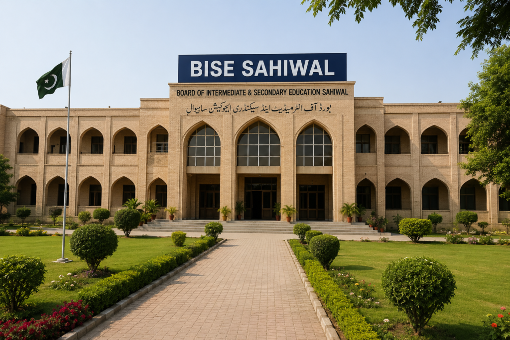 BISE Sahiwal 9th Class Date Sheet 2026