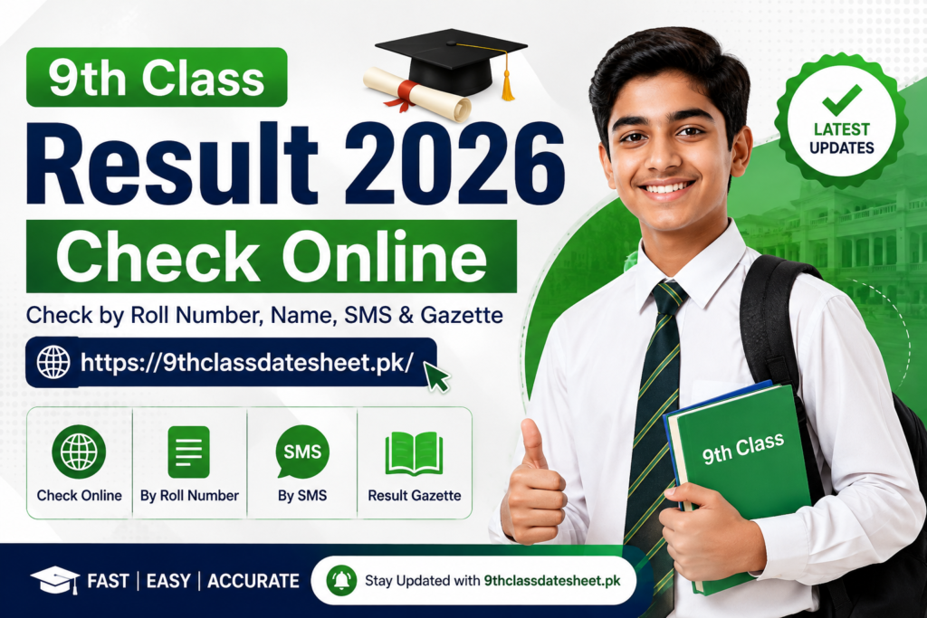 9th Class Result 2026 Check Online