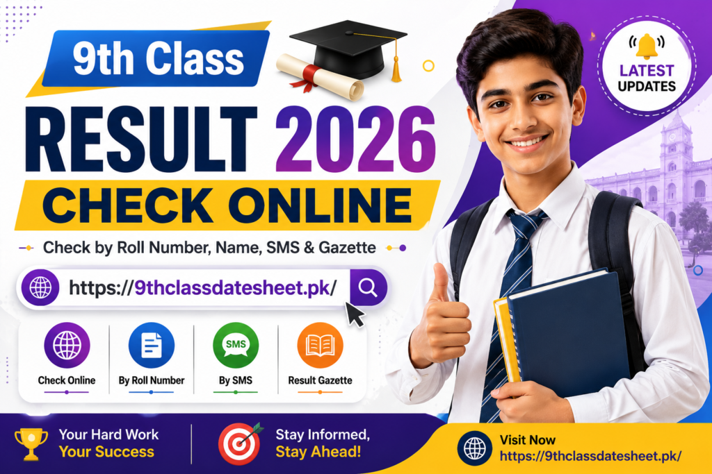 9th Class Result 2026 Check Online