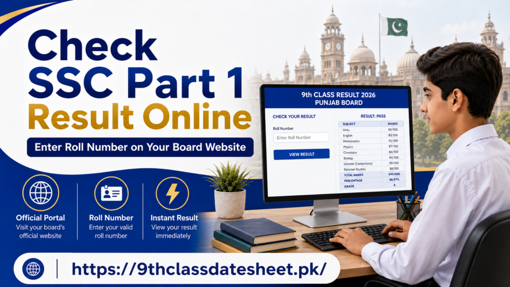 SSC Part 1 Result 2026 Punjab Board