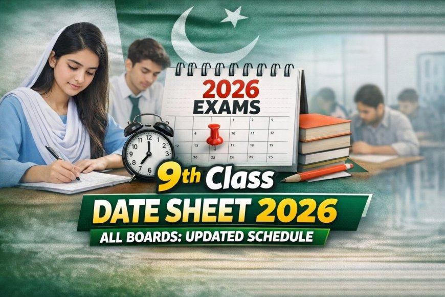 9th Class Date Sheet 2026 PDF Download – Punjab Boards