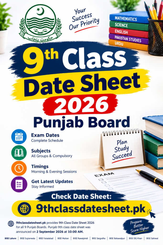 9th Class Result 2026 Bise Bwp